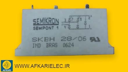 پل دیود - تریستور تک فاز - SKBH28/06 - SEMIKRON