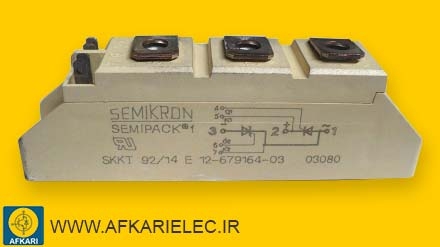دوبل تریستور - SKKT92/14E - SEMIKRON